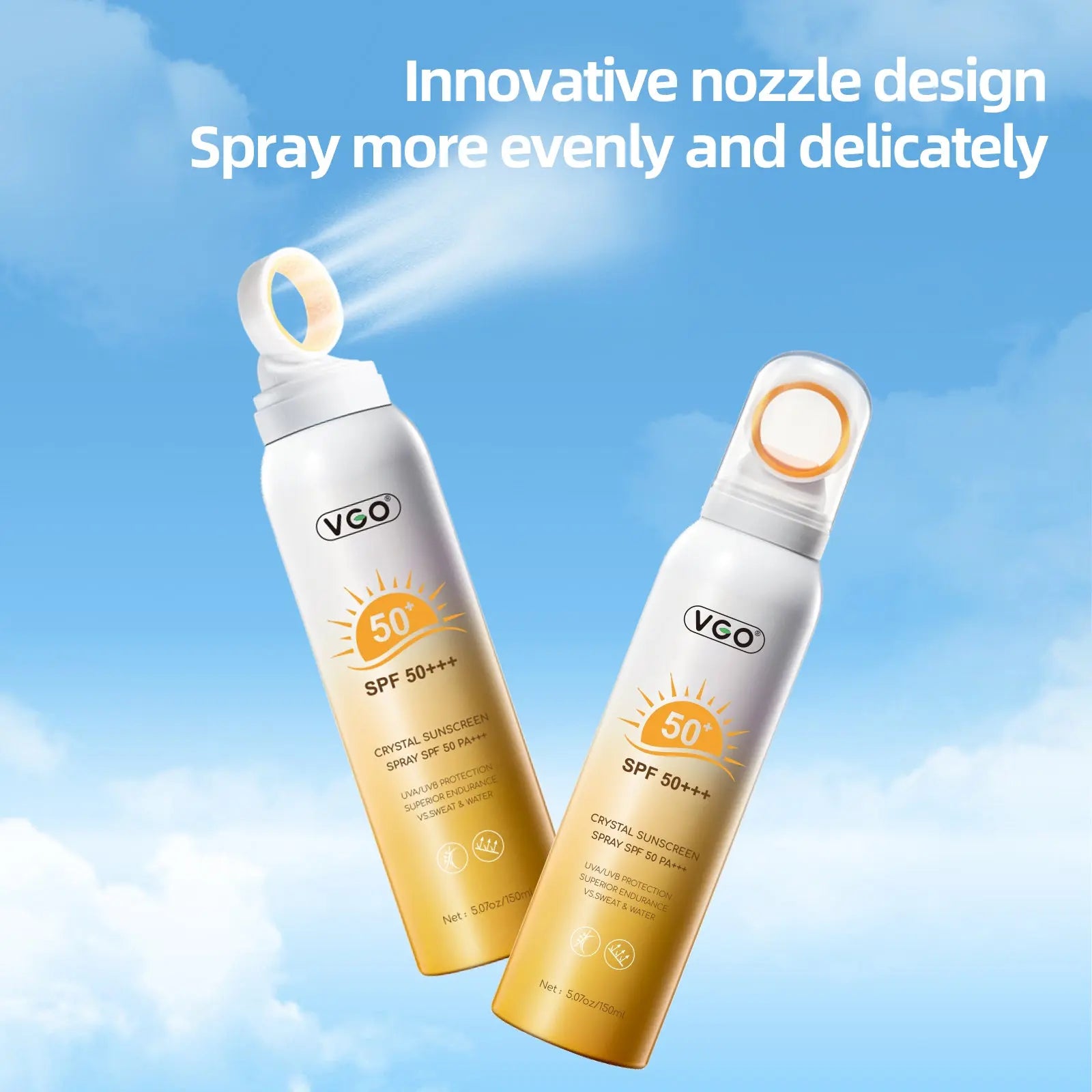 VGO Crystal Sunscreen Spray SPF 50 PA+++ VGObeauty