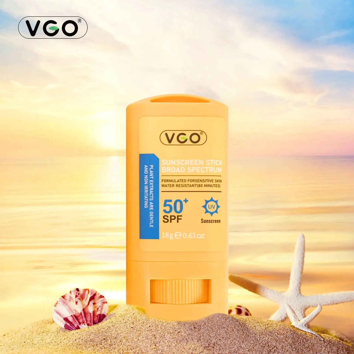 VGO SUNSCREEN STICK BROAD SPECTRUM SPF 50+ VGObeauty