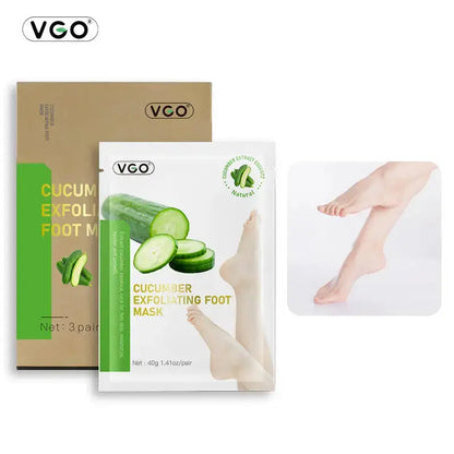 VGO  Cucumber Exfoliating Foot Mask VGObeauty