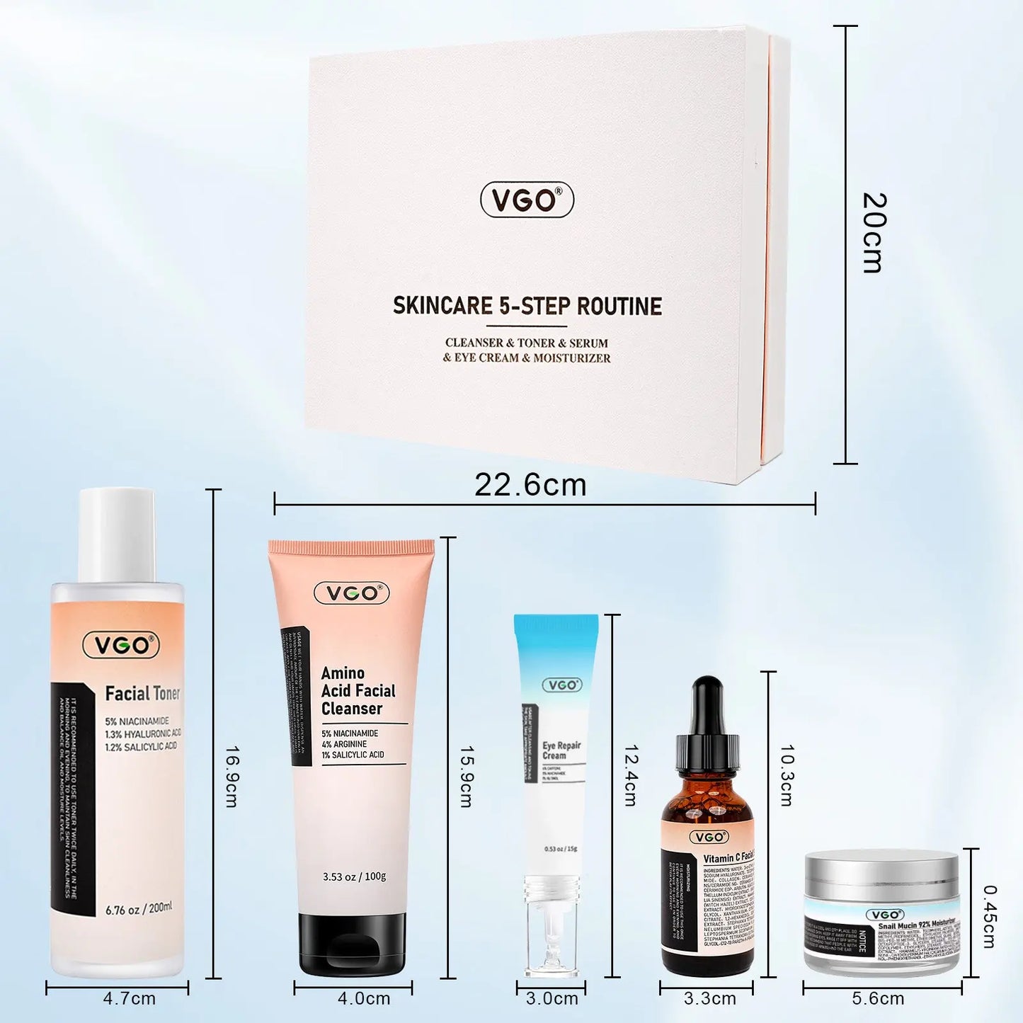 VGO  Freckle removal and anti-aging repair kit VGObeauty