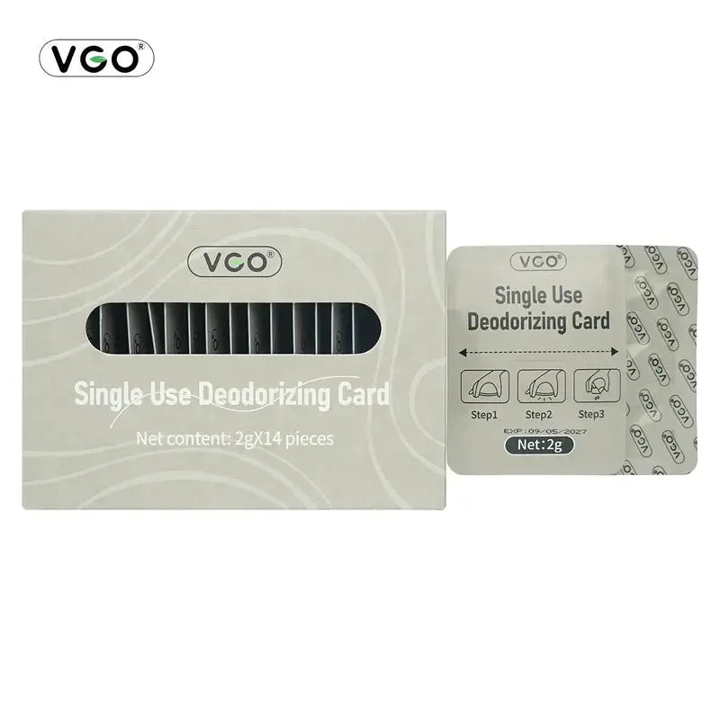 VGO Single  Use Deodorizing Card VGObeauty