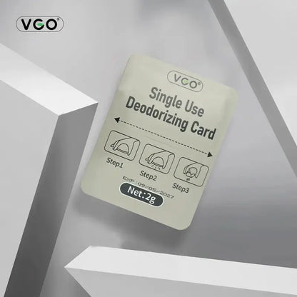 VGO Single  Use Deodorizing Card VGObeauty